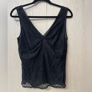 The Limited Black Lace Tank Top